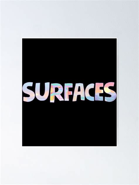 "Surfaces Music Album Covers" Poster for Sale by marakell | Redbubble