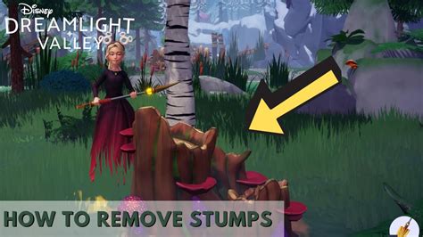 How To Remove Stumps Disney Dreamlight Valley Youtube