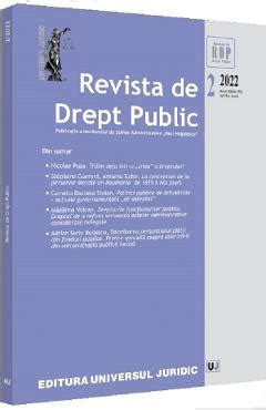 Revista De Drept Public Nr 2 Din 2022 1224487222022 Libris