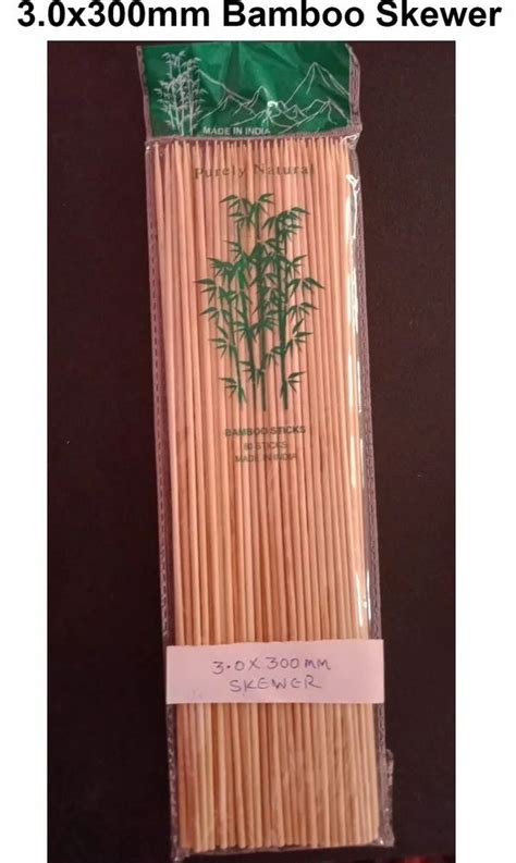 3 0x300mm Bamboo Skewer At Rs 25 Pack Bamboo Skewer In Dehradun ID