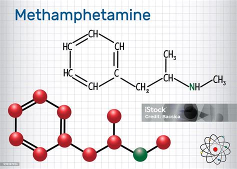 Metanfetamina O Que E - Vetores de Metanfetamina Molécula Modelo Estrutural Fórmula E Molécula ...