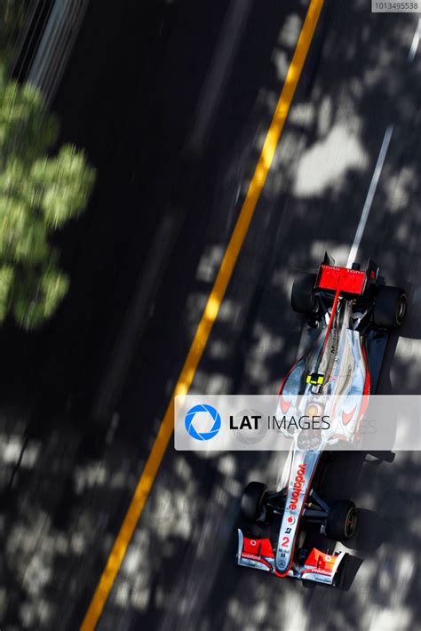 Monte Carlo Monaco 13th May 2010 Lewis Hamilton Mclaren Mp4 25