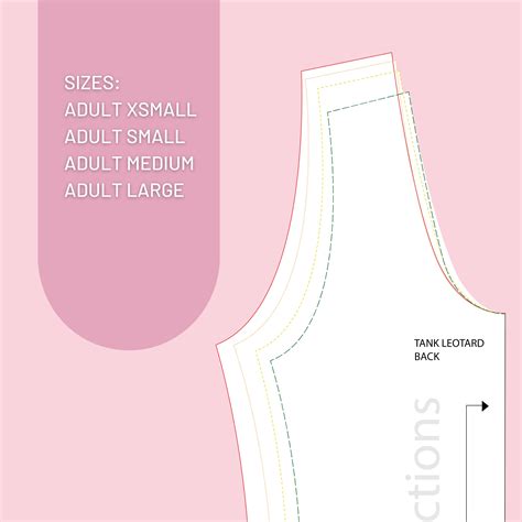 Leotard Sewing Pattern Tank Leotard Sewing Pattern Leotard Pattern