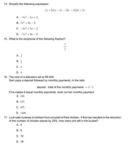 Solved 14. Simplify the following expression | Chegg.com 