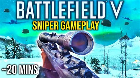 Battlefield 5 SNIPER GAMEPLAY RAW Scout Class BFV SNIPING