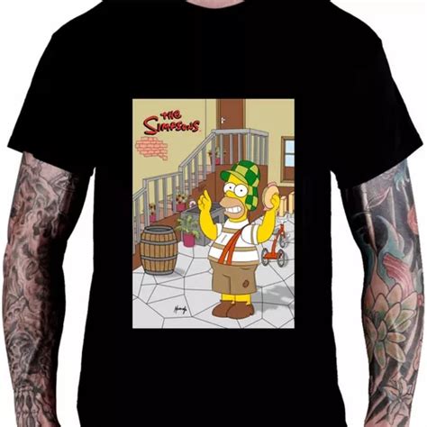 Camiseta Camisa Serie Chaves Chapolin Homer Simpson J25 Parcelamento