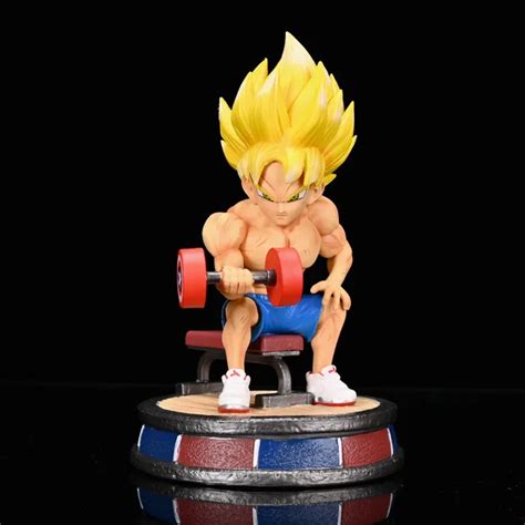 Dragon Ball Z Vegeta Son Gohan Goku Fitness Figure Dbz Muscle Man Model