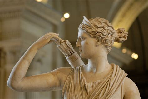 Greek God Artemis Statue