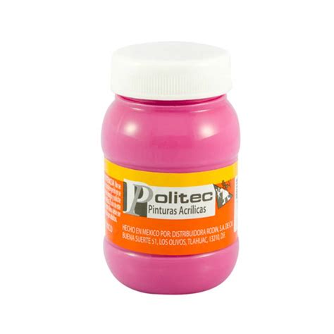 Pintura acrílica Politec L300 100 ml varios colores La Esfera del