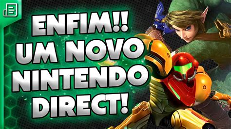 Gl Ria Novo Nintendo Direct Anunciado Pra Amanh Youtube