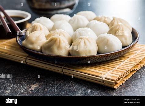 Xiaolongbao Traditional Steamed Dumplings Xiao Long Bao Buns On The