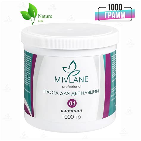MIVLANE Сахарная паста для шугаринга и депиляции Плотная, 220 мл купить ...