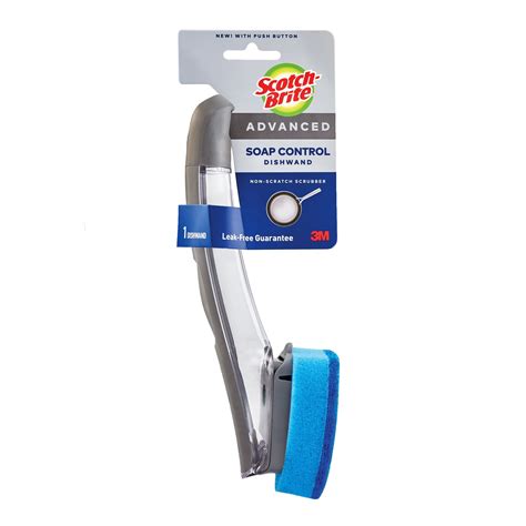 Scotch Brite Non Scratch Dishwand With Advanced Soap Control