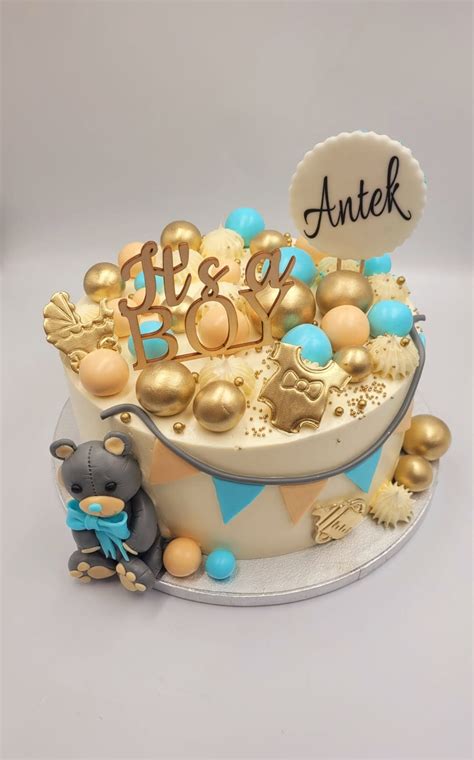 Tort Baby Shower TD 071 Sklep Online Manufaktura Mojej Mamy