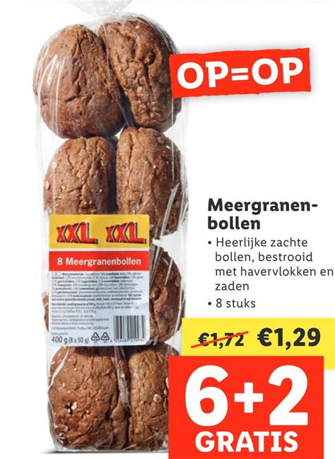 Meergranen Bollen Aanbieding Bij Lidl