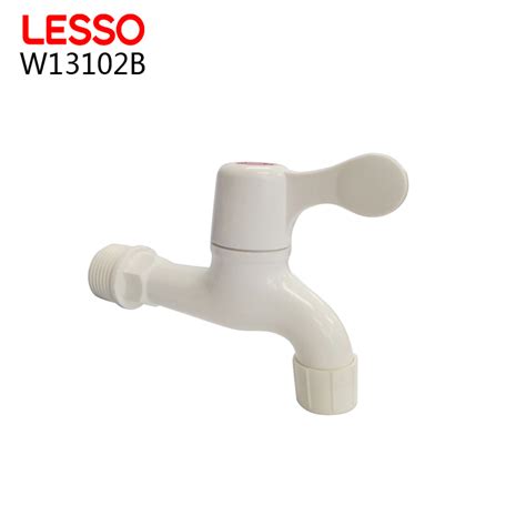 Lesso White Color DN20 PVC Faucet China PVC Faucet And PVC Tap