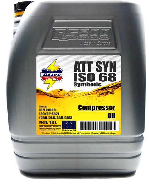 Att Synthetic Compressor Oil Vg 68 Rs200