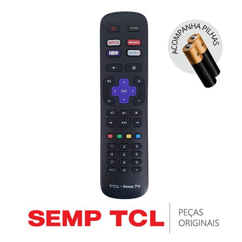 Controle Remoto Roku TV TCL 50RP620