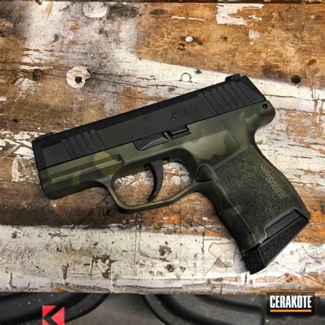 Sig Sauer P365 Handgun With Custom Cerakote Finish By Eric Cerakote