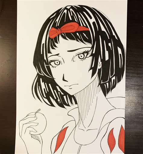 Tried Drawing Fubuki As Snow White Hope You Like It Ronepunchman