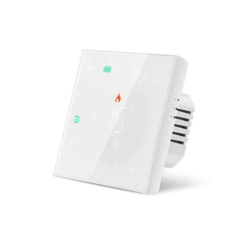 Termostat Wi-Fi pentru incalzirea electrica in pardoseala BeOk TGW003 ...