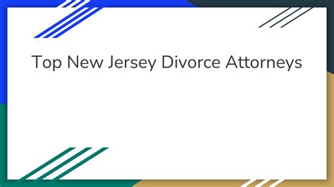 Ppt Best Divorce Lawyers In New Jersey Powerpoint Presentation Free