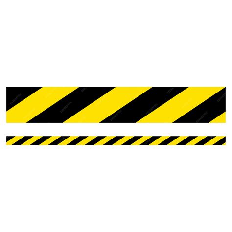 Premium Vector | Black yellow safety tape caution design