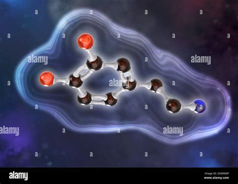 Dopamine molecule, illustration Stock Photo - Alamy