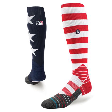 The 4th Mens Mlb On Field Socks Stance Red Socks Fan Baseball