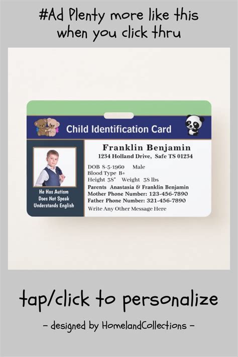 Making Id Cards For Kids