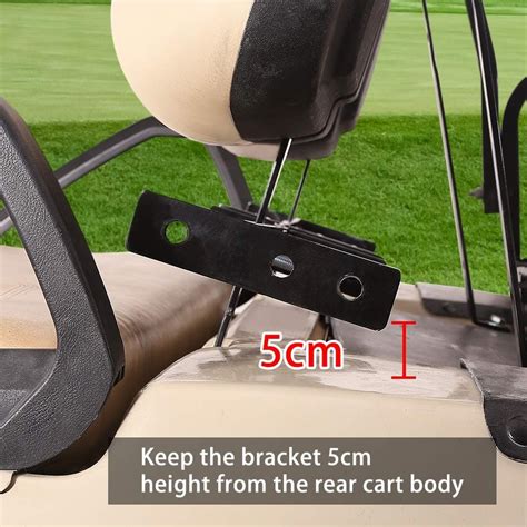 Golf Cart Seat Belt Bracket Kit Retractable For TXT RXV Of EZGO Yamaha