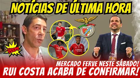 Urgente Ltima Hora Decis O Tomada Rui Costa Surpreende Milh Es