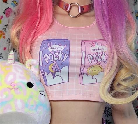 Kawaii Clothing Fairy Kei Yume Kawaiii Kawaii Crop Top Etsy