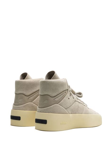 Adidas X Fear Of God Athletics 86 Hi Sesame Sneakers Grey FARFETCH