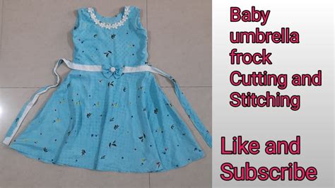 Umbrella Frock Cutting And Stitching Baby Umbrella Frock Cutting And