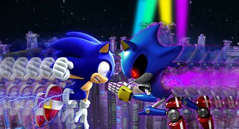 Sonic Vs Metal Sonic Stardust Speedway By Silverdahedgehog06 On