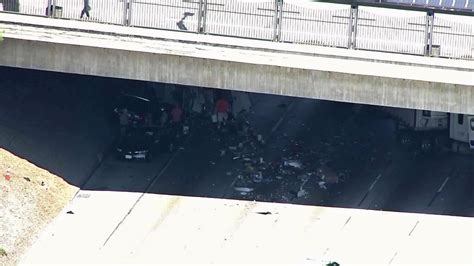 Westbound 210 Freeway In Pasadena Reopens After Collision Involving Big Rig Ktla