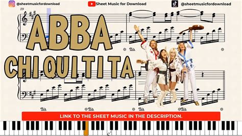 Chiquitita Abba Piano Version Sheet Music Chords Chordify