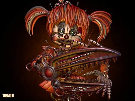 Fnaf Blender Poster Scrap Baby Five Nights At Freddy S Amino