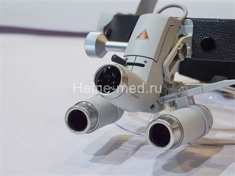 Лупа офтальмологическая бинокулярная HRP 4 х, рабочее расстояние 340 мм ...