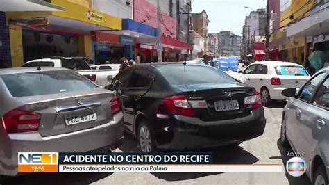 V Deo Atropelamento Deixa V Rias Pessoas Feridas Na Rua Da Palma Ne