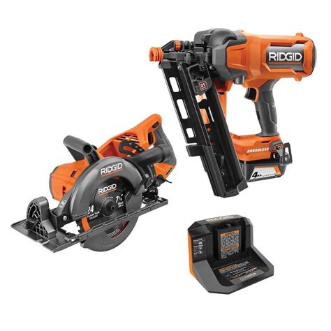 Ridgid Introduces The 18v Brushless 21° Framing Nailer Kit With 18v