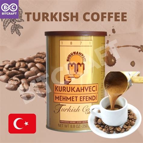 Kurukahveci Mehmet Efendi Turkish Coffee 100 Pure Fine Grounded Coffee