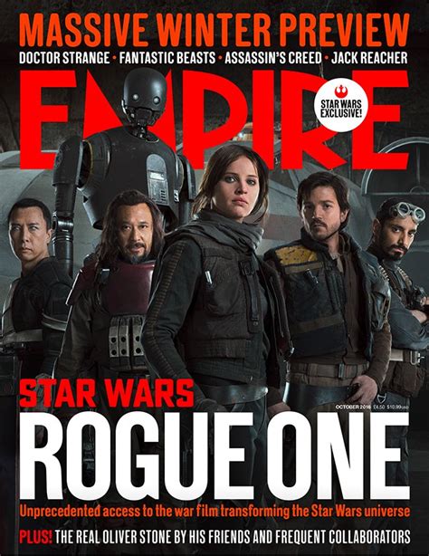 The Cast Of Rogue One Lines Up On Empire S New Cover Geektyrant