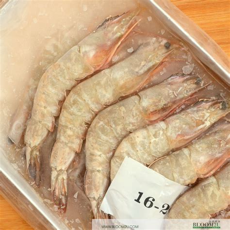 Frozen Sea White Prawns Wild Hoso 16 20 Aa 700g