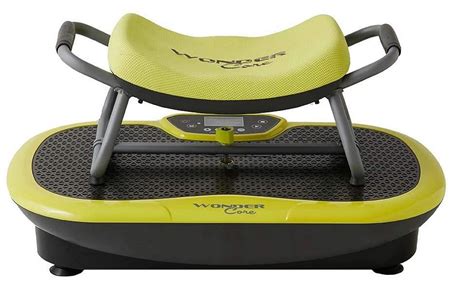 Wonder Core Rock N Fit Vibration Plate And Exercise Seat 20 Speed Total