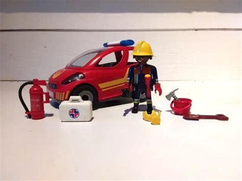 Playmobil V Hicule Pompiers Caserne Voiture Dintervention City Life