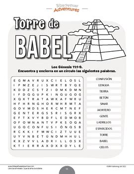 Libro De Actividades Sopas De Letras De La Biblia Tpt