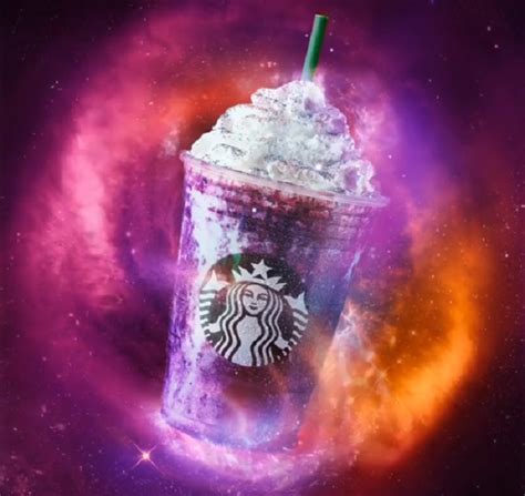 Starbucks lanza su nueva y psicodélica bebida El Galaxy Frappuccino