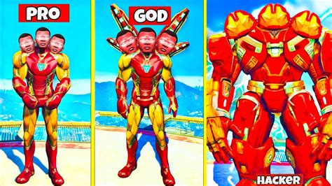 UPGRADING NOOB IRON MAN FRANKLIN INTO GOD MONSTER SUPER GOD HACKER IRON